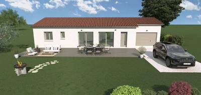 Terrain et maison à Champdieu en Loire (42) de 80 m² à vendre au prix de 283000€ - 1
