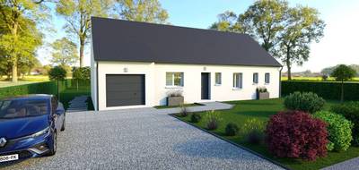 Terrain et maison à Panzoult en Indre-et-Loire (37) de 110 m² à vendre au prix de 258500€ - 1