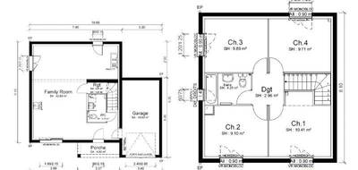 Terrain et maison à Sainte-Sigolène en Haute-Loire (43) de 93 m² à vendre au prix de 229500€ - 4
