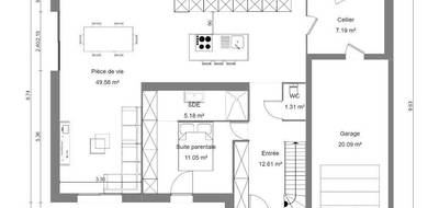 Terrain et maison à Cambrai en Nord (59) de 144 m² à vendre au prix de 317000€ - 4