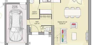 Terrain et maison à Suippes en Marne (51) de 90 m² à vendre au prix de 205000€ - 4