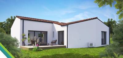 Terrain et maison à Cherves-Richemont en Charente (16) de 80 m² à vendre au prix de 239000€ - 2