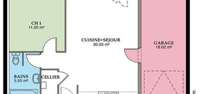 Terrain et maison à Challuy en Nièvre (58) de 90 m² à vendre au prix de 174636€ - 4