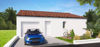 Terrain et maison à Cherves-Richemont en Charente (16) de 90 m² à vendre au prix de 204500€ - 2