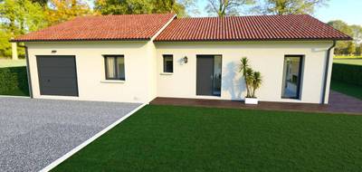 Terrain et maison à Montrevel-en-Bresse en Ain (01) de 92 m² à vendre au prix de 259000€ - 1