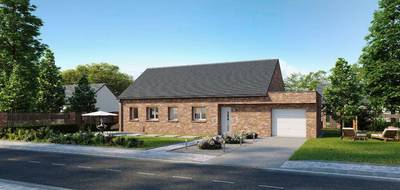 Terrain et maison à Lozinghem en Pas-de-Calais (62) de 70 m² à vendre au prix de 229100€ - 1