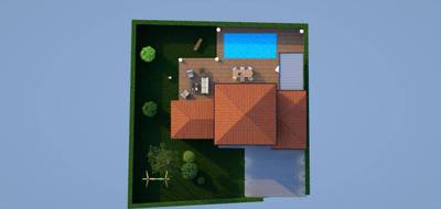 Terrain et maison à Vaugneray en Rhône (69) de 82 m² à vendre au prix de 424900€ - 3