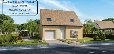 Terrain et maison à Saint-Venant en Pas-de-Calais (62) de 90 m² à vendre au prix de 243914€ - 3