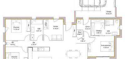 Terrain et maison à Morlaàs en Pyrénées-Atlantiques (64) de 123 m² à vendre au prix de 338000€ - 3