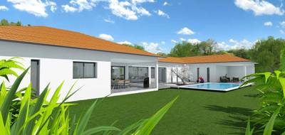 Terrain et maison à Les Abrets en Dauphiné en Isère (38) de 146 m² à vendre au prix de 344000€ - 2