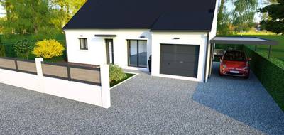 Terrain et maison à Semblançay en Indre-et-Loire (37) de 90 m² à vendre au prix de 269000€ - 1
