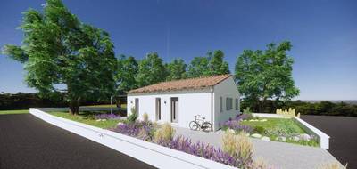 Terrain et maison à Cherves-Richemont en Charente (16) de 90 m² à vendre au prix de 213000€ - 1