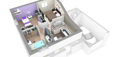 Terrain et maison à Belmont-Tramonet en Savoie (73) de 95 m² à vendre au prix de 256000€ - 4