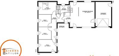 Terrain et maison à Dammartin-Marpain en Jura (39) de 111 m² à vendre au prix de 271100€ - 4
