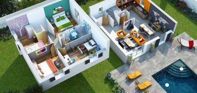 Terrain et maison à Rocbaron en Var (83) de 80 m² à vendre au prix de 299899€ - 3