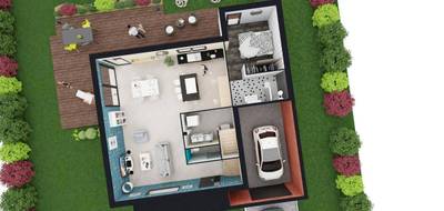 Terrain et maison à Saint-Venant en Pas-de-Calais (62) de 145 m² à vendre au prix de 339000€ - 1