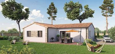Terrain et maison à Saucats en Gironde (33) de 961 m² à vendre au prix de 387615€ - 1