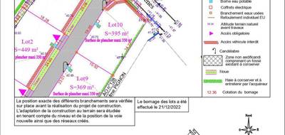 Terrain à Prahecq en Deux-Sèvres (79) de 395 m² à vendre au prix de 42500€ - 1