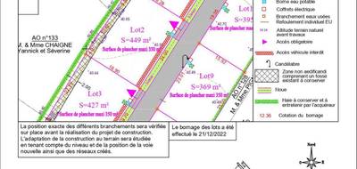 Terrain à Prahecq en Deux-Sèvres (79) de 449 m² à vendre au prix de 47000€ - 1
