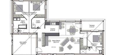 Terrain et maison à Cassaigne en Gers (32) de 122 m² à vendre au prix de 229900€ - 1
