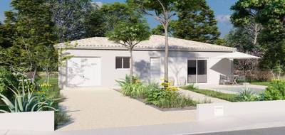 Terrain et maison à Lamothe-Montravel en Dordogne (24) de 90 m² à vendre au prix de 178500€ - 1