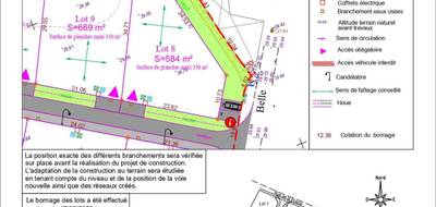Terrain à Granzay-Gript en Deux-Sèvres (79) de 584 m² à vendre au prix de 49500€ - 2