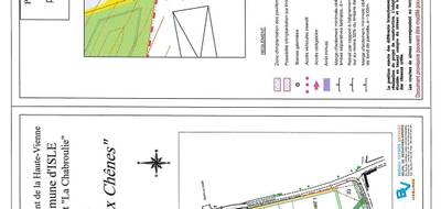 Terrain à Isle en Haute-Vienne (87) de 638 m² à vendre au prix de 78000€ - 2