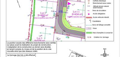Terrain à Granzay-Gript en Deux-Sèvres (79) de 482 m² à vendre au prix de 46000€ - 2