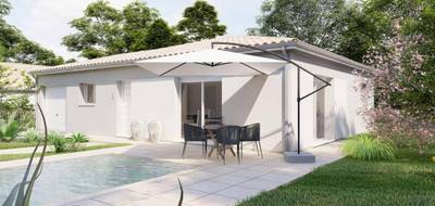 Terrain et maison à Lamothe-Montravel en Dordogne (24) de 90 m² à vendre au prix de 178500€ - 2