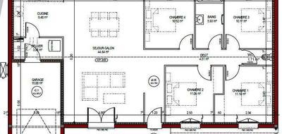 Terrain et maison à Saint-Orens-Pouy-Petit en Gers (32) de 110 m² à vendre au prix de 190400€ - 2
