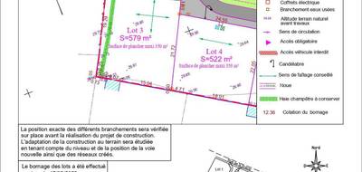 Terrain à Granzay-Gript en Deux-Sèvres (79) de 579 m² à vendre au prix de 49000€ - 2