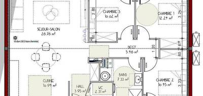 Terrain et maison à Condom en Gers (32) de 89 m² à vendre au prix de 167500€ - 2