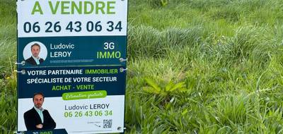 Terrain à Hébécourt en Somme (80) de 367 m² à vendre au prix de 70000€ - 1