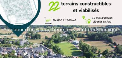 Terrain à Pau en Pyrénées-Atlantiques (64) de 888 m² à vendre au prix de 64000€ - 1