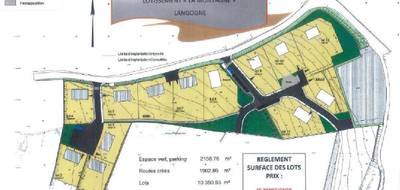 Terrain à Langogne en Lozère (48) de 724 m² à vendre au prix de 34940€ - 1