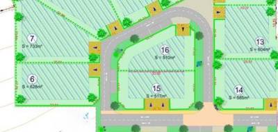Terrain à Pontorson en Manche (50) de 720 m² à vendre au prix de 60000€ - 2