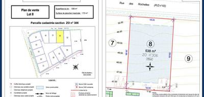 Terrain à Pléboulle en Côtes-d'Armor (22) de 538 m² à vendre au prix de 62139€ - 3