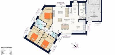 Terrain et maison à Angers en Maine-et-Loire (49) de 108 m² à vendre au prix de 387900€ - 2