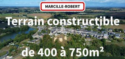Terrain à Marcillé-Robert en Ille-et-Vilaine (35) de 451 m² à vendre au prix de 42168€ - 1