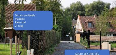 Terrain à Auchy-lez-Orchies en Nord (59) de 891 m² à vendre au prix de 170000€ - 1
