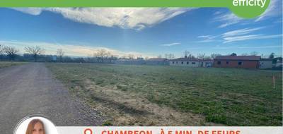 Terrain à Chambéon en Loire (42) de 788 m² à vendre au prix de 70920€ - 1
