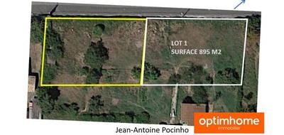 Terrain à Saint-Lys en Haute-Garonne (31) de 895 m² à vendre au prix de 140000€ - 2