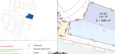 Terrain à Guingamp en Côtes-d'Armor (22) de 696 m² à vendre au prix de 46200€ - 3