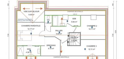 Terrain et maison à Villiers-Adam en Val-d'Oise (95) de 575 m² à vendre au prix de 475000€ - 4