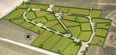 Terrain à Sevenans en Territoire de Belfort (90) de 641 m² à vendre au prix de 80200€ - 1