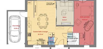 Terrain et maison à Montévrain en Seine-et-Marne (77) de 400 m² à vendre au prix de 597634€ - 3