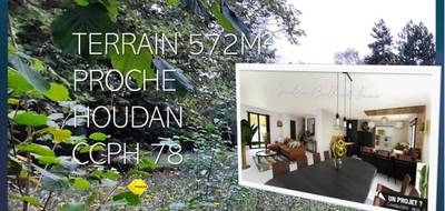 Terrain à Houdan en Yvelines (78) de 572 m² à vendre au prix de 85000€ - 1