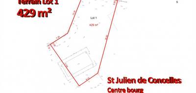 Terrain à Saint-Julien-de-Concelles en Loire-Atlantique (44) de 430 m² à vendre au prix de 159000€ - 2