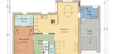 Terrain et maison à Us en Val-d'Oise (95) de 490 m² à vendre au prix de 446375€ - 3