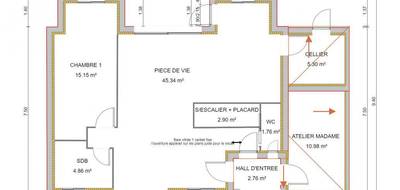 Terrain et maison à Villiers-Adam en Val-d'Oise (95) de 675 m² à vendre au prix de 591000€ - 3